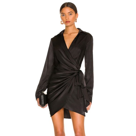 Superdown Black Mini Dress NWT - Picture 1 of 5